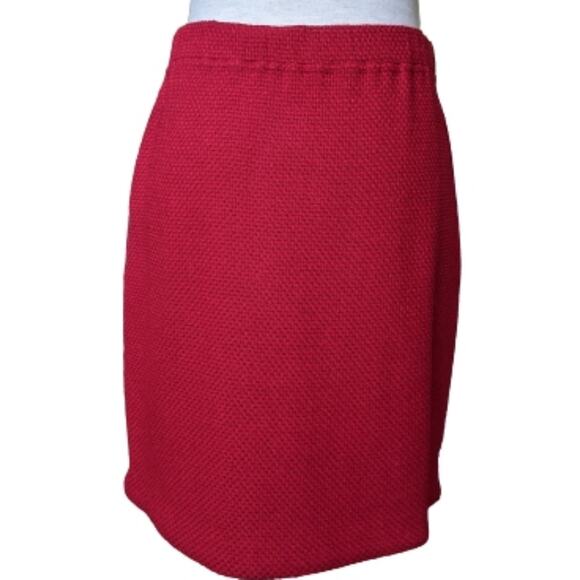 St John Evening Textured Knit Pencil Skirt Sz4 - Picture 1 of 6